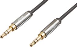 AmazonBasic Amazon Basics 3, 5 mm sztereó Aux kábel, 1, 21 m, aranyozott csatlakozók