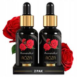 Aromaholik Természetes Rózsaszirom illóolajok 60ml Gyertya Kandalló (Olejek z Róży Eteryczny do Sauny)