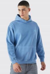 Boohooman ZC52210 Boohoo Férfi Kapucnis Pulóver Zseb Hímzés (16) Xs