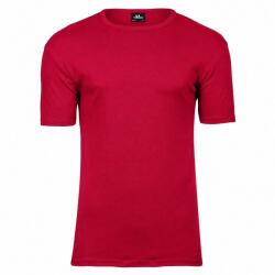 Tee Jays Tricou bărbătesc Interlock cu mânecă scurtă - Roșie închisă | 2XL (TJ520-1000181243)