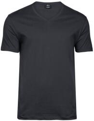 Tee Jays Tricou Sof Tee cu mânecă scurtă și decolteu în V - Neagră | L (TJ8006-1000183348)