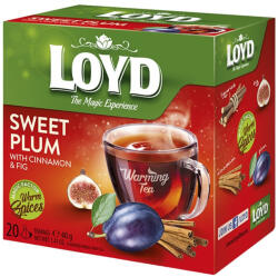 LOYD Gyümölcstea LOYD Piramis Hot szilva-füge-gyömbér-fahéj 20x2 g - eztkapdki
