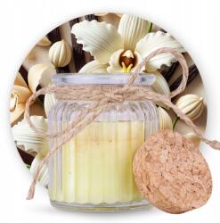Aromaholik Illatos szójagyertya üvegben Vanília gyertya