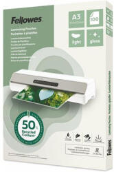 Fellowes Meleglamináló fólia, 80 mikron, A3, fényes, 100 db, FELLOWES "Light (IFW142988) - fapadospatron