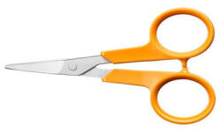 Fiskars Olló, körömvágó, 10 cm, hajlított, FISKARS "Classic", narancssárga (IF1075058) - fapadospatron