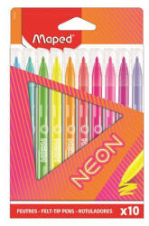 Maped Filctoll készlet, 2, 8 mm, kimosható, MAPED "Neon", 10 különböző szín (IMA845419) - fapadospatron