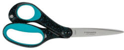 Fiskars Olló, ifjúsági, 20 cm, balkezes, FISKARS, foltos pávakék (IF1067869) - fapadospatron