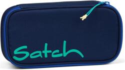 satch Pencil Box Crossed Blue Penar
