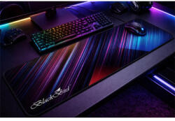 BlackBird Egérpad Gamer NebulaGrip 80x30cm 3mm vastag fekete varrott szegély (BH1821) - fapadospatron