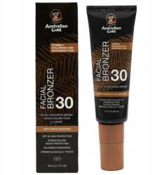 Australian Gold Daily Facial Bronzer arc napozó szérum SPF30 védelem (SPF 30 Daily Facial Serum Bronzer)