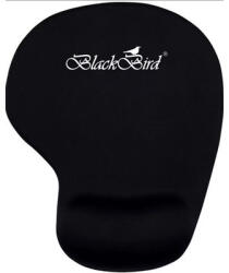 BlackBird Egérpad Office FocusPad ergonómikus zselés fekete (BH1767) - fapadospatron