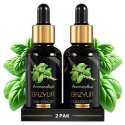 Aromaholik Bazsalikom Illóolaj Aromaholik Illóolajok 100% Természetes 2x 30ml Bazsalikom (Olejek z Bazylii Eteryczny do Sauny)