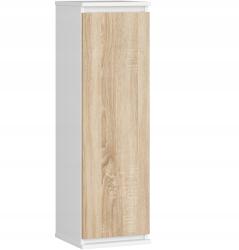 AKORD Akasztós vitrines szekrény W Clp 30cm fehér-sonoma Akd (W30BIAŁY-SONOMA)