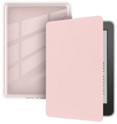  Amazon Kindle Paperwhite 2024 / Colorsoft Smart Tok - Rózsaszín Akril Átlátszó