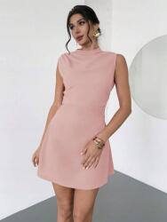 Shein Piszkos Rózsaszín Klasszikus Mini Ruha Ujjatlan Kerek Nyakkivágással Shein 38