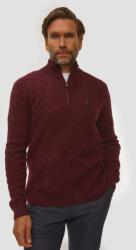 Ralph Lauren Pulover Bordo Din Lână Pentru Bărbați Polo Ralph Lauren