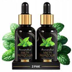 Aromaholik Természetes Borsmenta Illóolaj Minősített Illóolaj 2x 30ml Menta (Olejek z Mięty Eteryczny do Sauny)