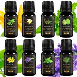 Aromaholik Egészségügyi Légfrissítő olajok 8x10ml (Olejki Eteryczne 100 % NATURALNE)