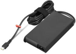 Lenovo ThinkPad Mobile Workstation 180W USB-C GaN hálózati töltő, 180W, PD, retail, fekete - 4X21U28835 (4X21U28835)