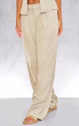 Prettylittlething EC33203 Prettylittlething Széles Nadrág Bézs (16) Xs