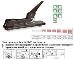 Iternet Capsator cu brat lung, 150 coli, KANGARO HD-23L-17 (IT-0610)
