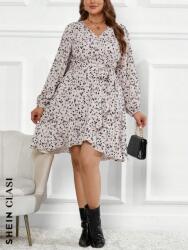 Shein LC83122 Shein Ruha MIDI Bézs Állatmintás Plus Size (16) 52