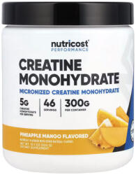 Nutricost Creatine Monohydrate Powder (300 g, Ananász Mangó)