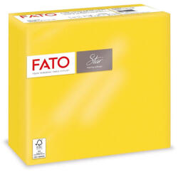 FATO Sztár szalvéta 2 rétegű 38x38cm citromsárga 40 szál/csomag - atadcleankft