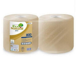 Lucart ECO Natural ipari törlő 2 rétegű, 800 lapos, 2 tekercs/zsugor