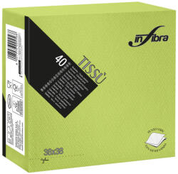 INFIBRA Szalvéta 38x38cm Almazöld 2 réteg 40 lap/csomag - atadcleankft