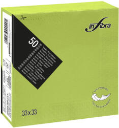 INFIBRA Szalvéta 33x33cm almazöld 2 réteg 50 lap/csomag - atadcleankft
