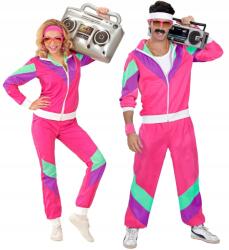 Widmann Melegítőruha 80 90-es évek Disco Retro Vintage Jelmez Rózsaszín XXL (8003558988006)