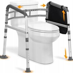  Newfun WC-támasz idősek, idősek, mozgáskorlátozottak számára (B0DX76XWFT)