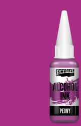 Pentart alkoholos tinta, Media ink, tintafesték, 20 ml - bazsarózsa