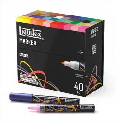 Liquitex Marker - akril dekormarker, 40x2mm készlet - Radical