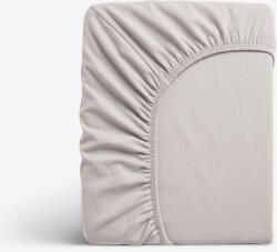 Goldea cearceaf de pat cu elastic din jersey - gri-maroniu 160 x 200 cm