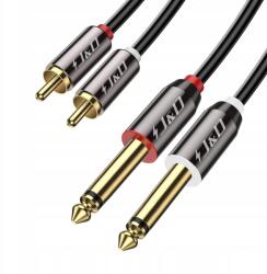  &D 1/4 Rca kábel, aranyozott réz bevonat Heavy Duty 2X6.35mm (audio cable)