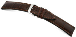 Rios Louisiana Óraszíj Sötétbarna - 19mm/ M/L - 114/82mm
