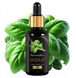 Aromaholik Természetes Bazsalikom Illóolaj Tiszta 100% Bio Friss Gyógynövényes 30ml (Olejek z Bazylii Olejki do Sauny)