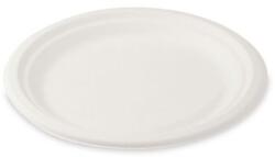  Cukornádtányér 22, 5cm kerek biológiailag lebomló (SZID-02489)