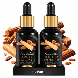 Aromaholik Szantálfa Illóolajok 100% Természetes 2x 30ml Sandalwood (Drzewa Sandałowego Eteryczny do Sauny)