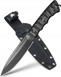  NedFoss Black Phoenix Full Tang kés rozsdamentes acél G10 Kydex Bushcraft (PHOENIX)