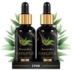 Aromaholik Eukaliptusz Illóolaj 100% Természetes Minősített Tiszta 2x 30ml (Olejek z Eukaliptusa Eteryczny do Sauny)