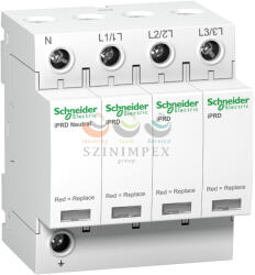 Schneider Electric ACTI9 iPRD túlfeszültség-korlátozó, cs. bet. 40kA, 3P-N, 350V (A9L40600)