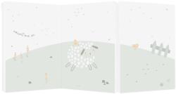 KikkaBoo Összecsukható matrac 60x120x5 cm Sleepy Sheep