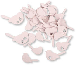  Fa virágmintás madár pink 30db/csomag - papelito