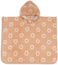 JOLLEIN Frottír poncsó törölköző Jacquard Flower