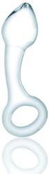 Passion Labs Big Ring Dildo, Premium Glass, Clear, 13 cm Dildo