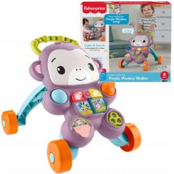 Mattel Fisher Price Interaktív Zenélő És Világító Kék Monkey Kézben Fogható Járóka (JGW90)