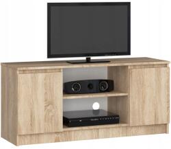 AKORD Rtv asztal szekrény 2D1P 120cm sonoma tölgy komód Akd (RTV2D1P120SONOMA)